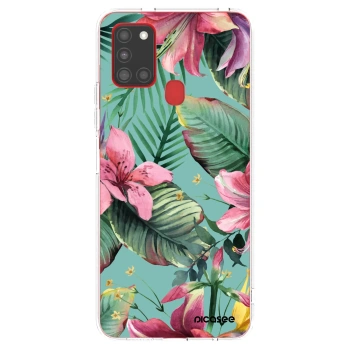 Picasee silikonowe przeźroczyste etui na Samsung Galaxy A21s - Hawaii