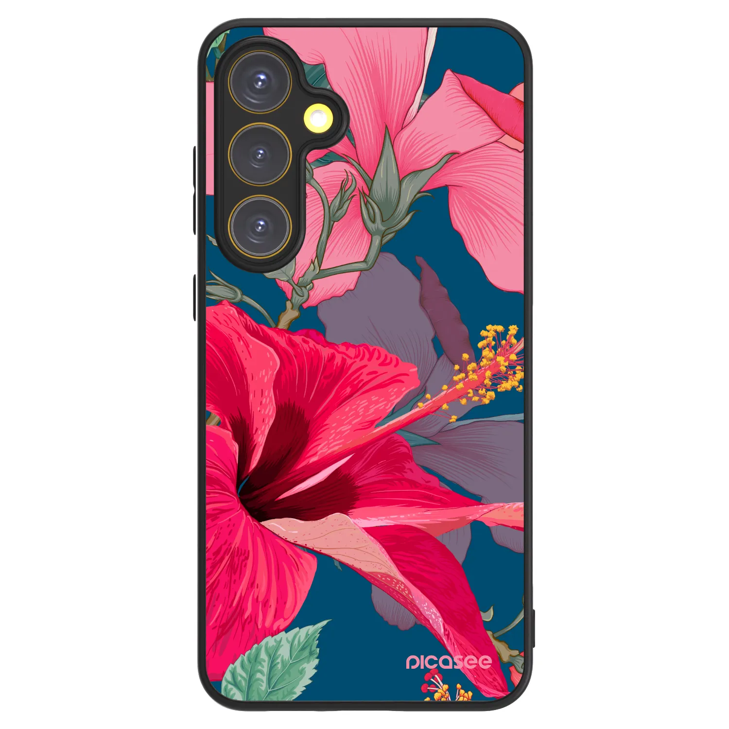 Picasee ULTIMATE CASE PowerShare pro Samsung Galaxy S24 FE S721B - Hibiscus