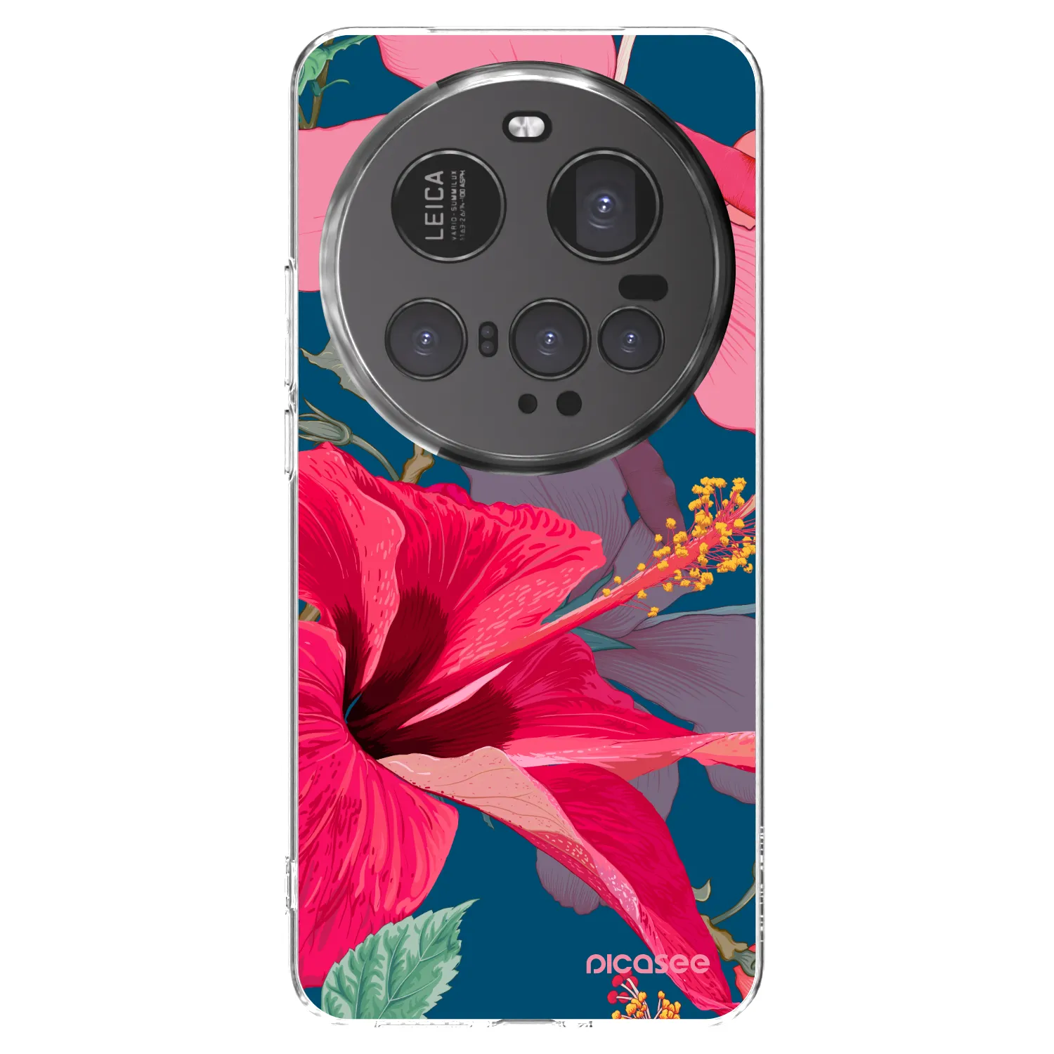 Picasee silikonowe przeźroczyste etui na Xiaomi 15 Ultra - Hibiscus