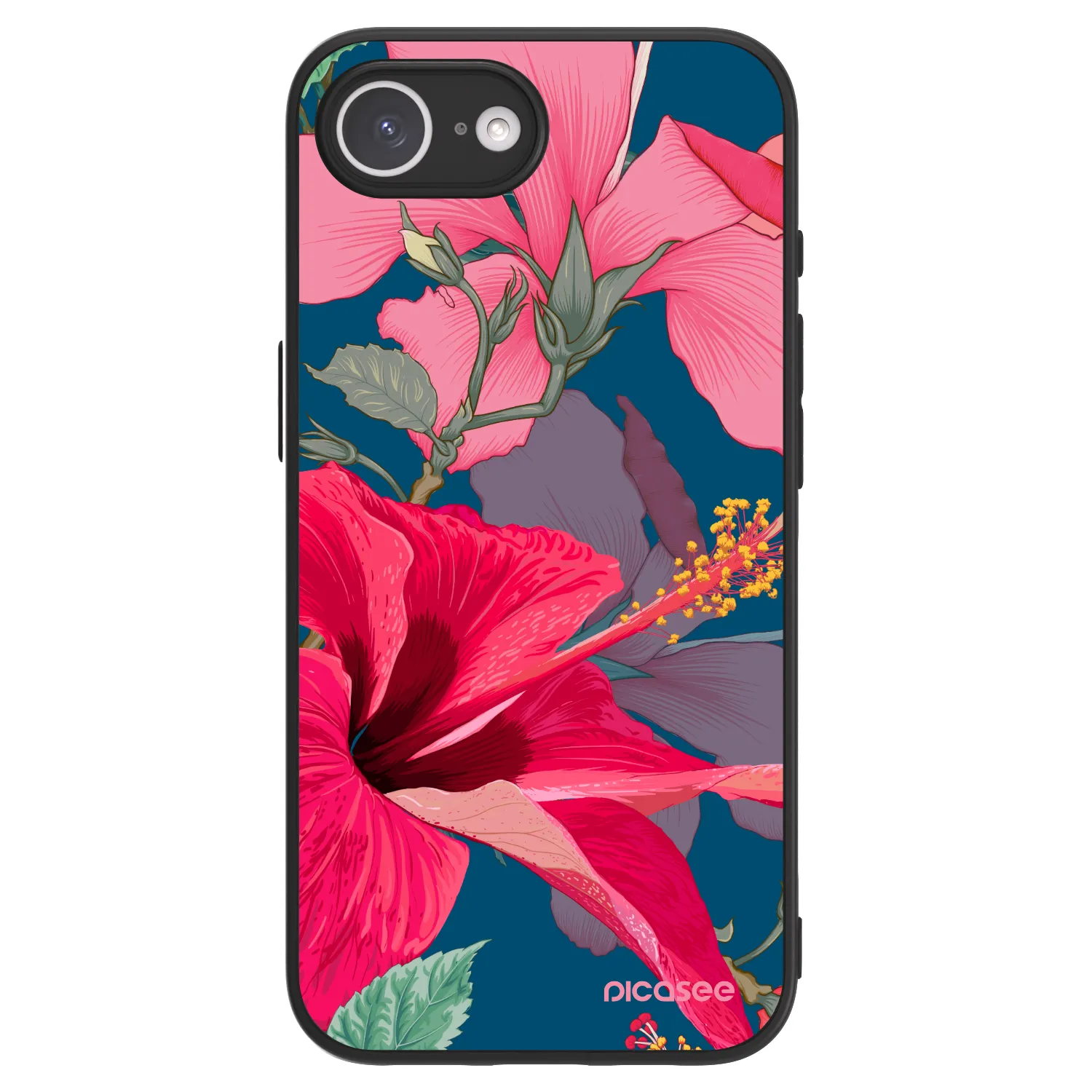 Picasee ULTIMATE CASE MagSafe pro Apple iPhone 16e - Hibiscus