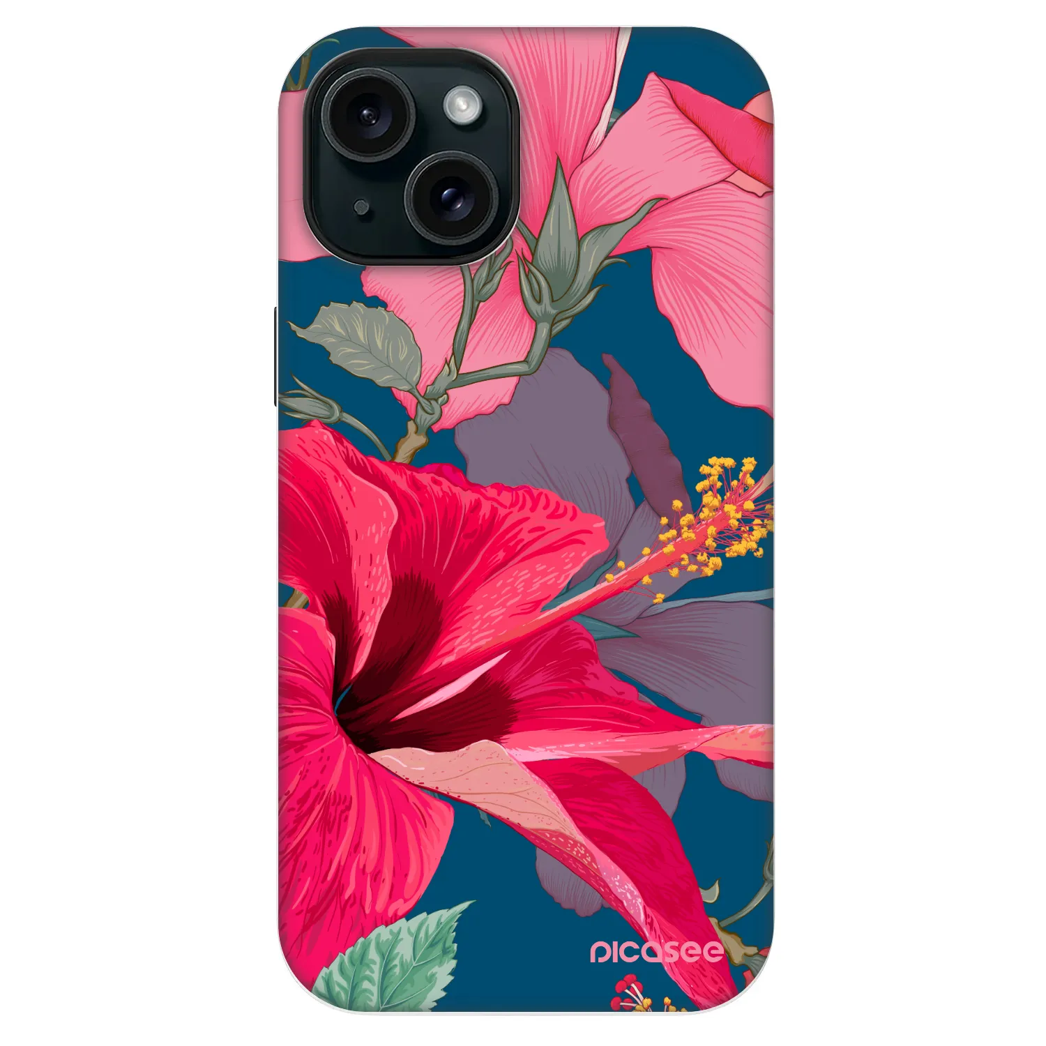 Picasee Fashion Case MagSafe na Apple iPhone 13 - Hibiscus