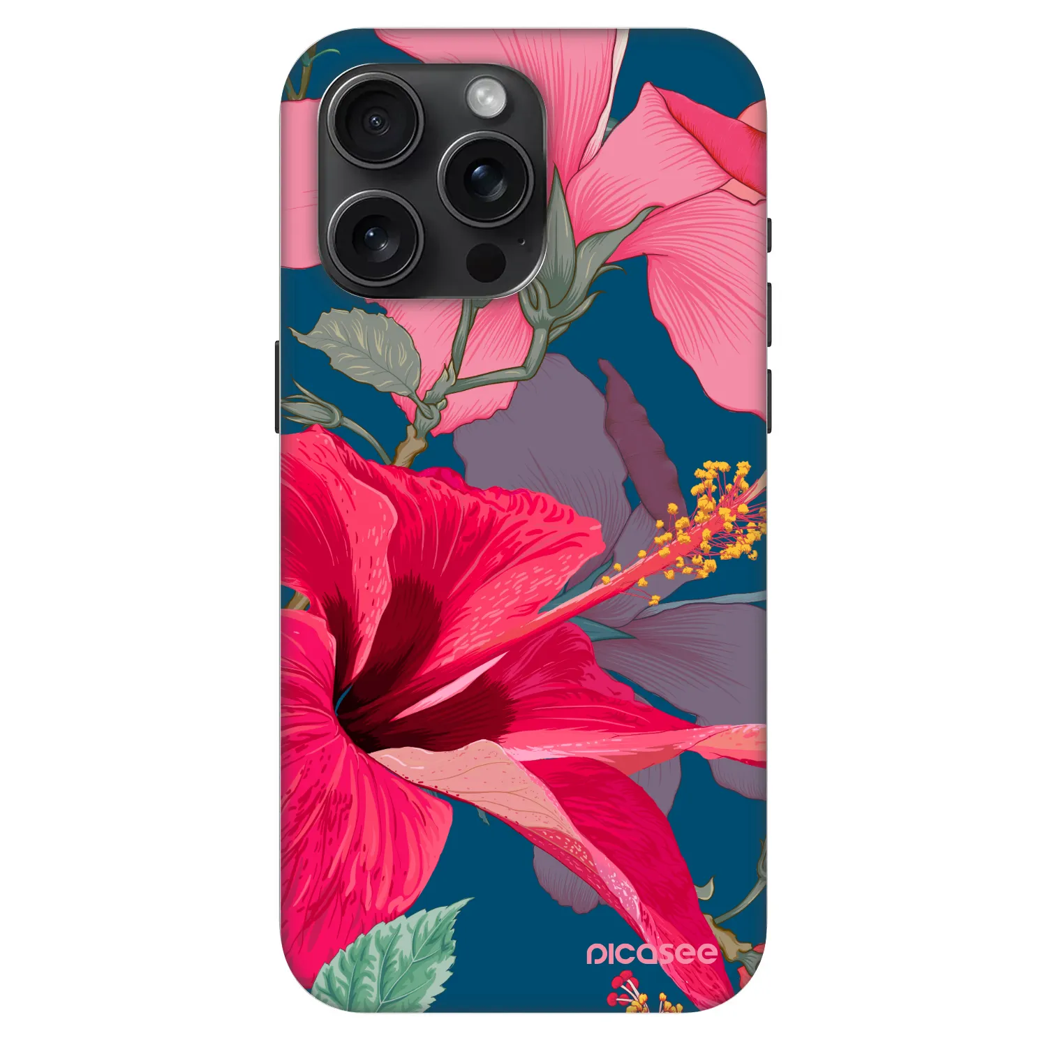 Picasee Fashion Case MagSafe na Apple iPhone 15 Pro Max - Hibiscus