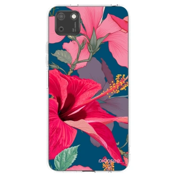 Picasee silikonowe przeźroczyste etui na Huawei Y5P - Hibiscus