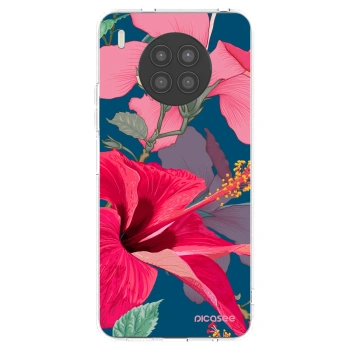Picasee silikonowe przeźroczyste etui na Huawei Nova 8i - Hibiscus