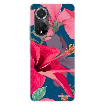 Picasee silikonowe przeźroczyste etui na Huawei Nova 9 SE - Hibiscus