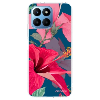 Picasee silikonowe przeźroczyste etui na Honor 70 Lite - Hibiscus