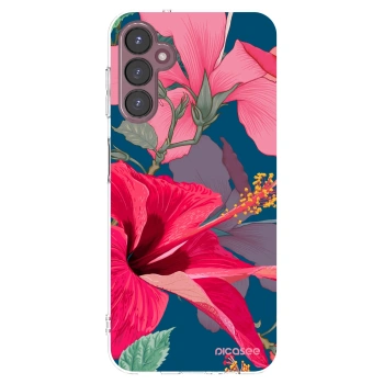 Picasee silikonowe przeźroczyste etui na Samsung Galaxy A05s A057G - Hibiscus