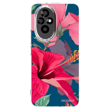 Picasee silikonowe przeźroczyste etui na Honor 200 Pro 5G - Hibiscus
