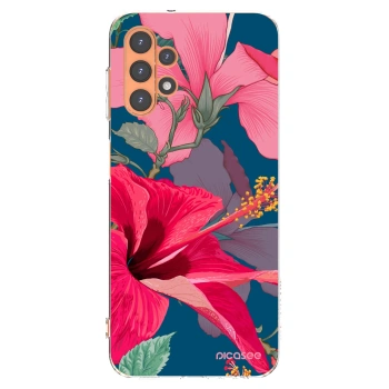Picasee silikonowe przeźroczyste etui na Samsung Galaxy A13 5G - Hibiscus