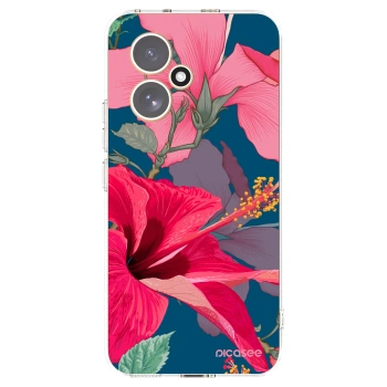 Picasee silikonowe przeźroczyste etui na Honor 400 5G - Hibiscus