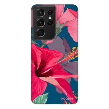 Etui na Samsung Galaxy S21 Ultra 5G G998B - Hibiscus