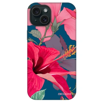 Picasee Fashion Case MagSafe na Apple iPhone 15 - Hibiscus