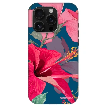 Picasee Fashion Case MagSafe na Apple iPhone 16 Pro - Hibiscus