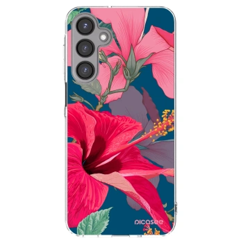 Picasee silikonowe przeźroczyste etui na Samsung Galaxy A16 4G - Hibiscus