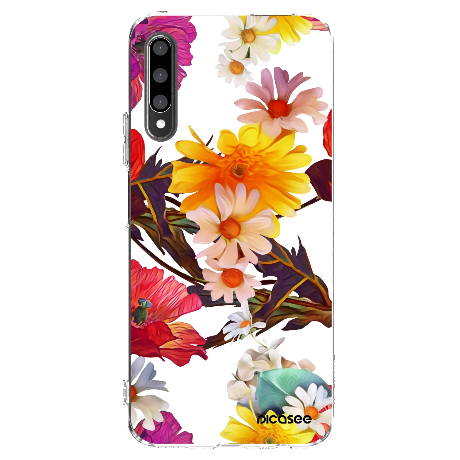 Picasee silikonowe przeźroczyste etui na Honor 9X Pro - Meadow