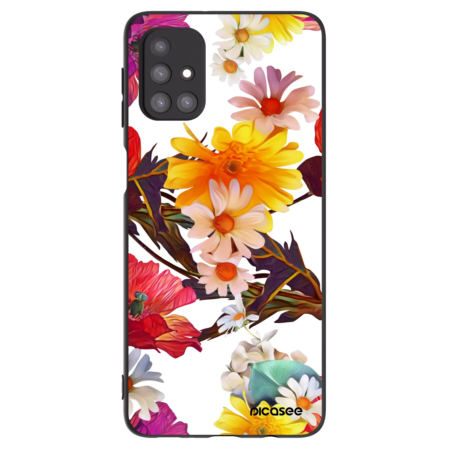 Picasee silikonowe czarne etui na Samsung Galaxy M31s - Meadow