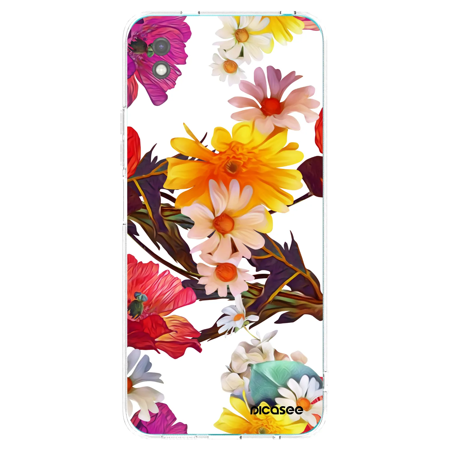 Picasee silikonowe czarne etui na Xiaomi Redmi 9A - Meadow