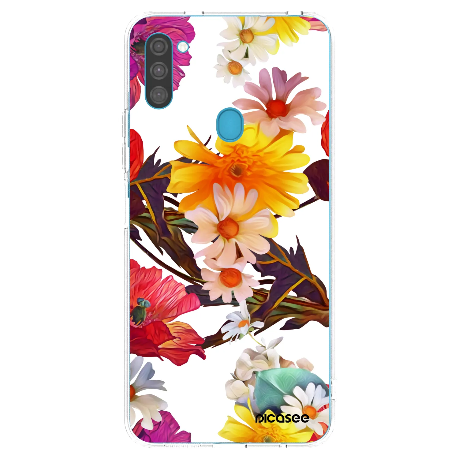 Picasee silikonowe przeźroczyste etui na Samsung Galaxy M11 - Meadow