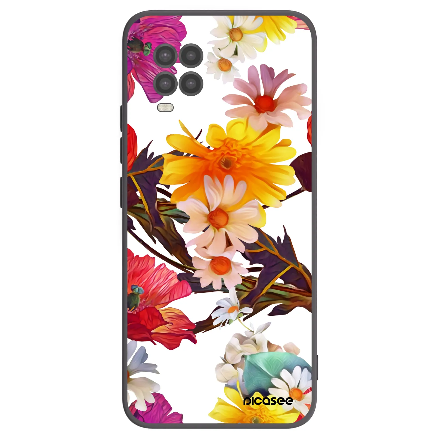 Picasee silikonowe czarne etui na Xiaomi Mi 10 Lite - Meadow