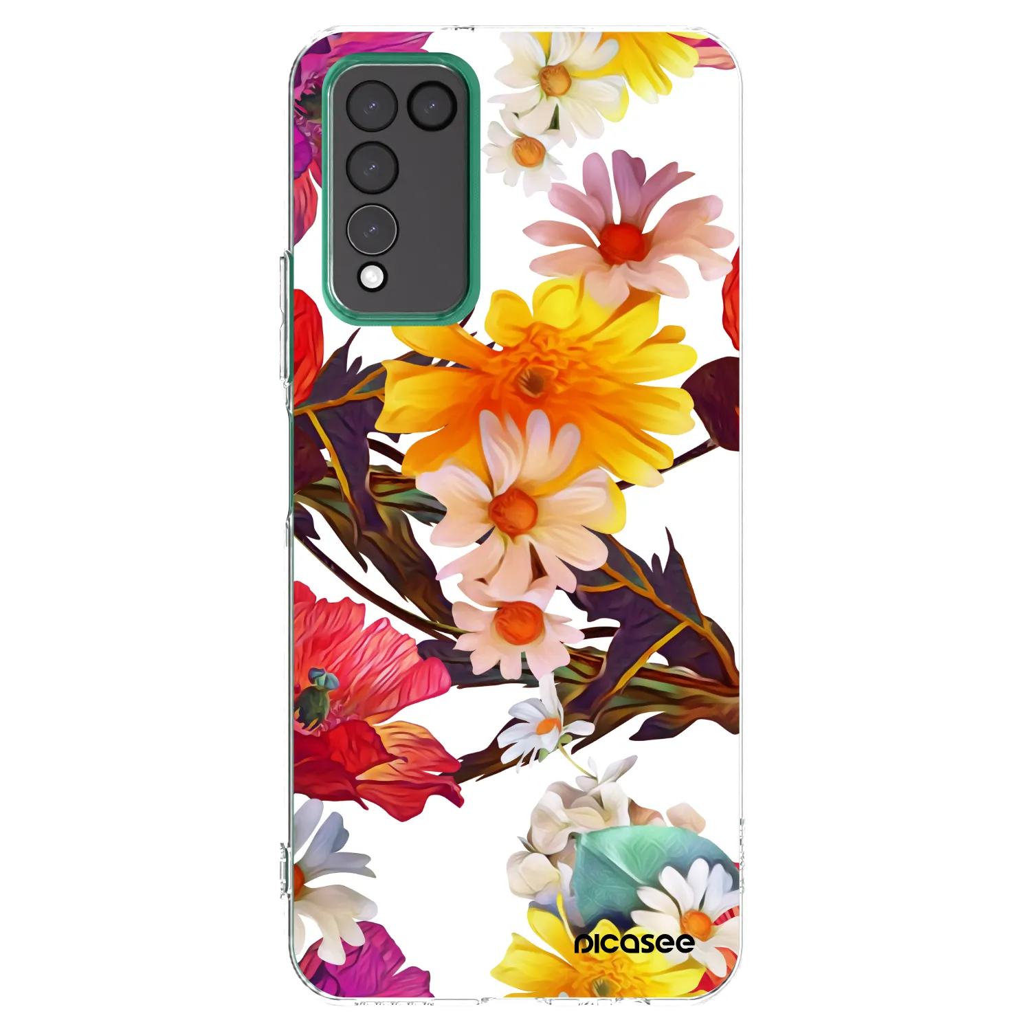 Picasee silikonowe przeźroczyste etui na Honor 10X Lite - Meadow