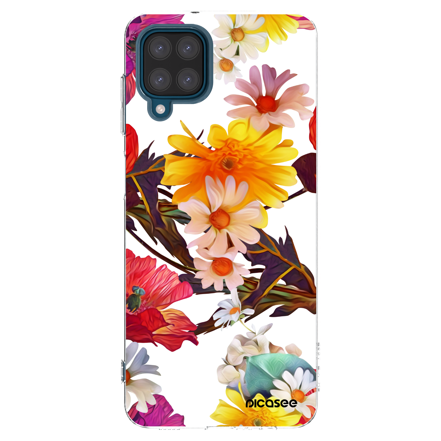 Picasee silikonowe przeźroczyste etui na Samsung Galaxy A12 A125F - Meadow
