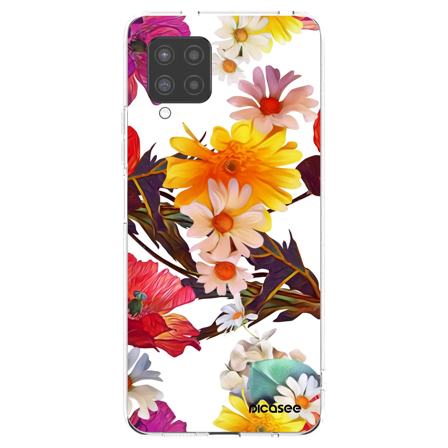 Picasee silikonowe przeźroczyste etui na Samsung Galaxy A42 A426B - Meadow