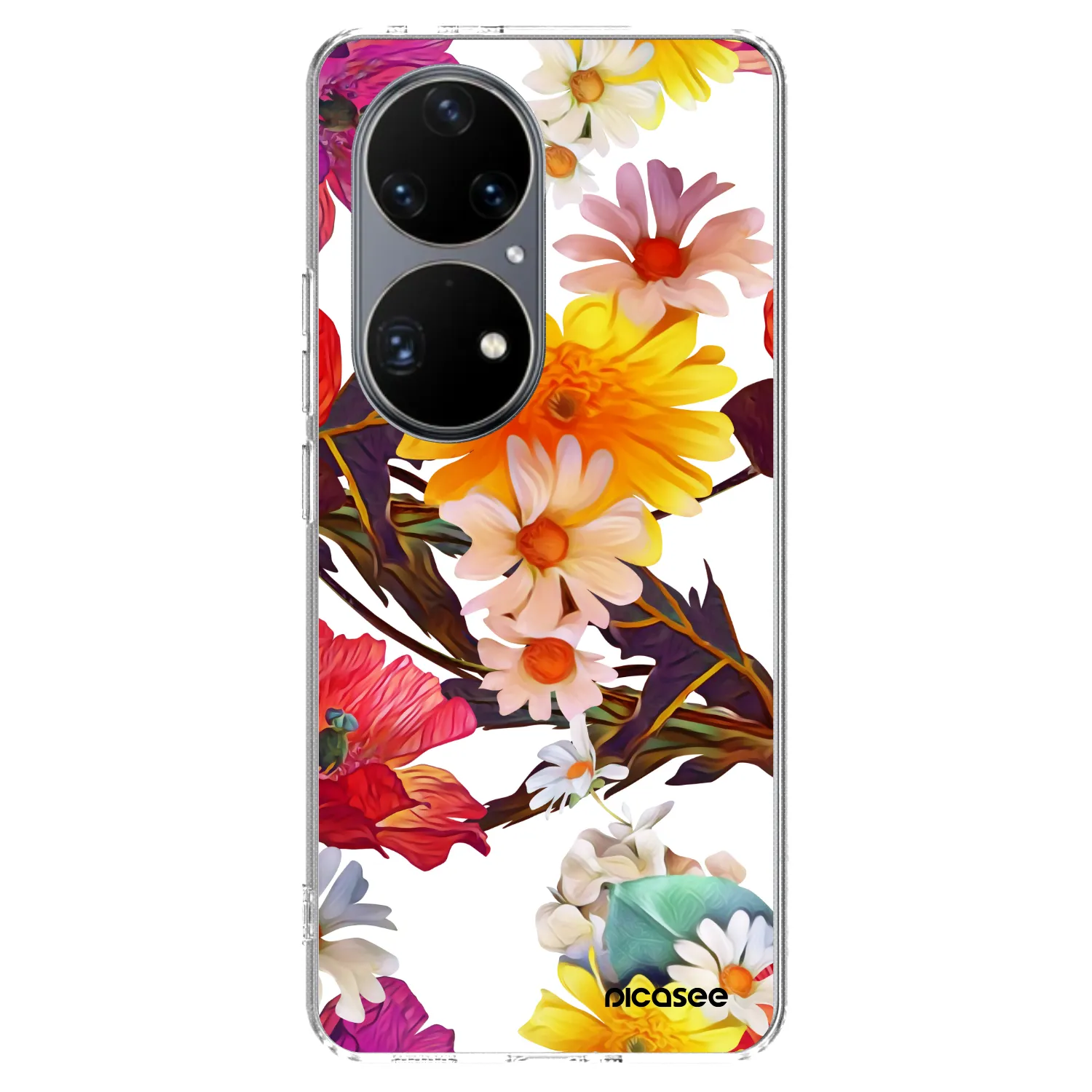 Picasee silikonowe przeźroczyste etui na Huawei P50 - Meadow