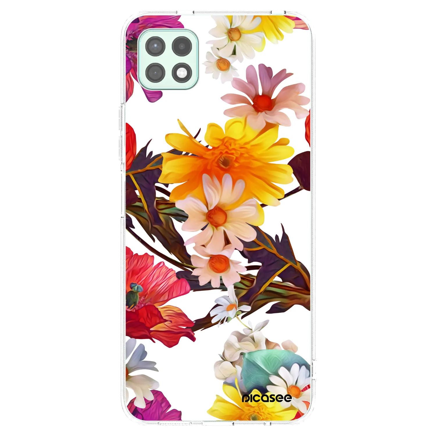 Picasee silikonowe przeźroczyste etui na Samsung Galaxy A22 A226B 5G - Meadow
