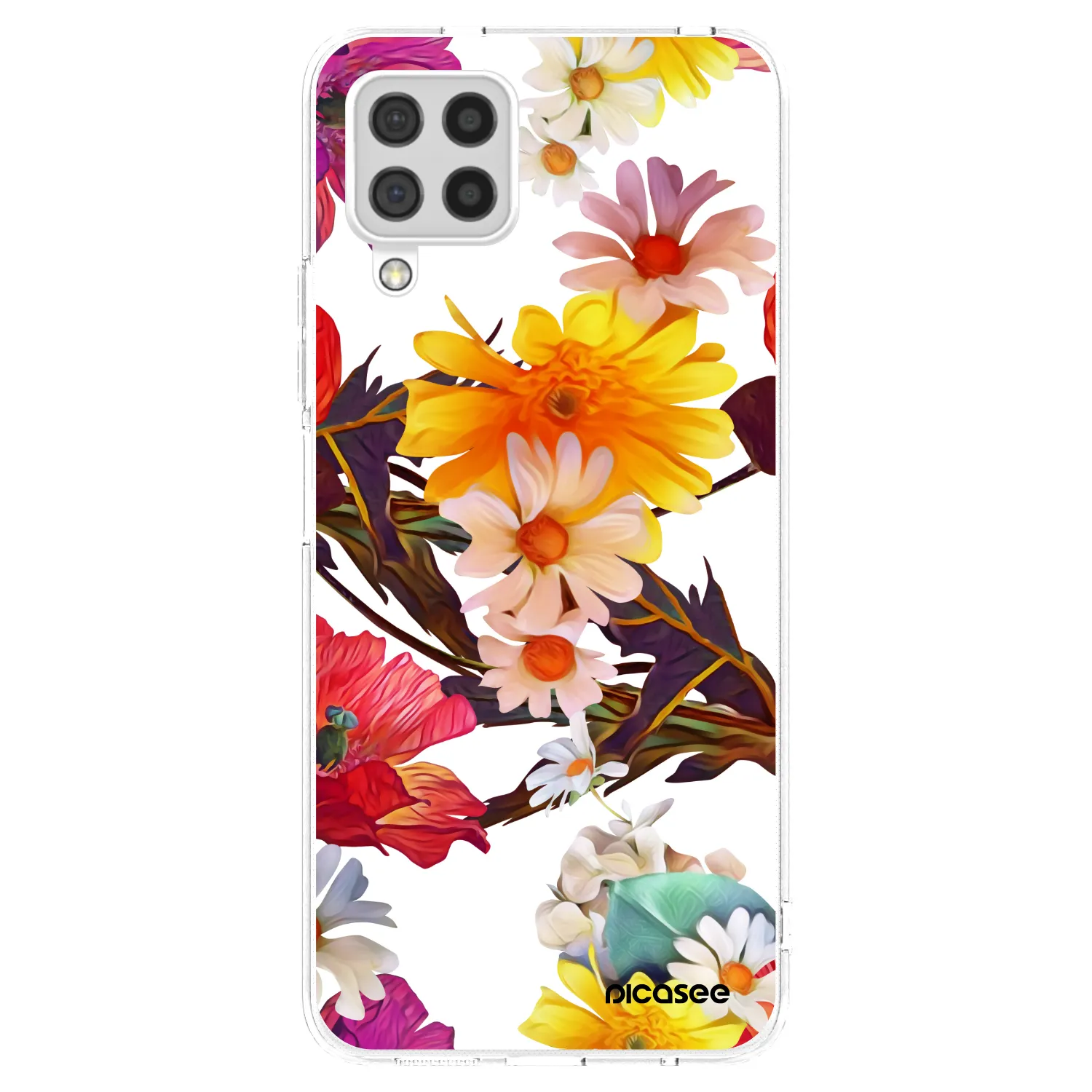 Picasee silikonowe przeźroczyste etui na Samsung Galaxy A22 A225F 4G - Meadow