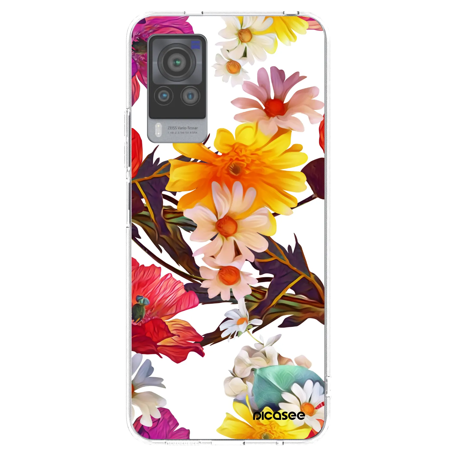 Picasee silikonowe przeźroczyste etui na Vivo X60 Pro 5G - Meadow