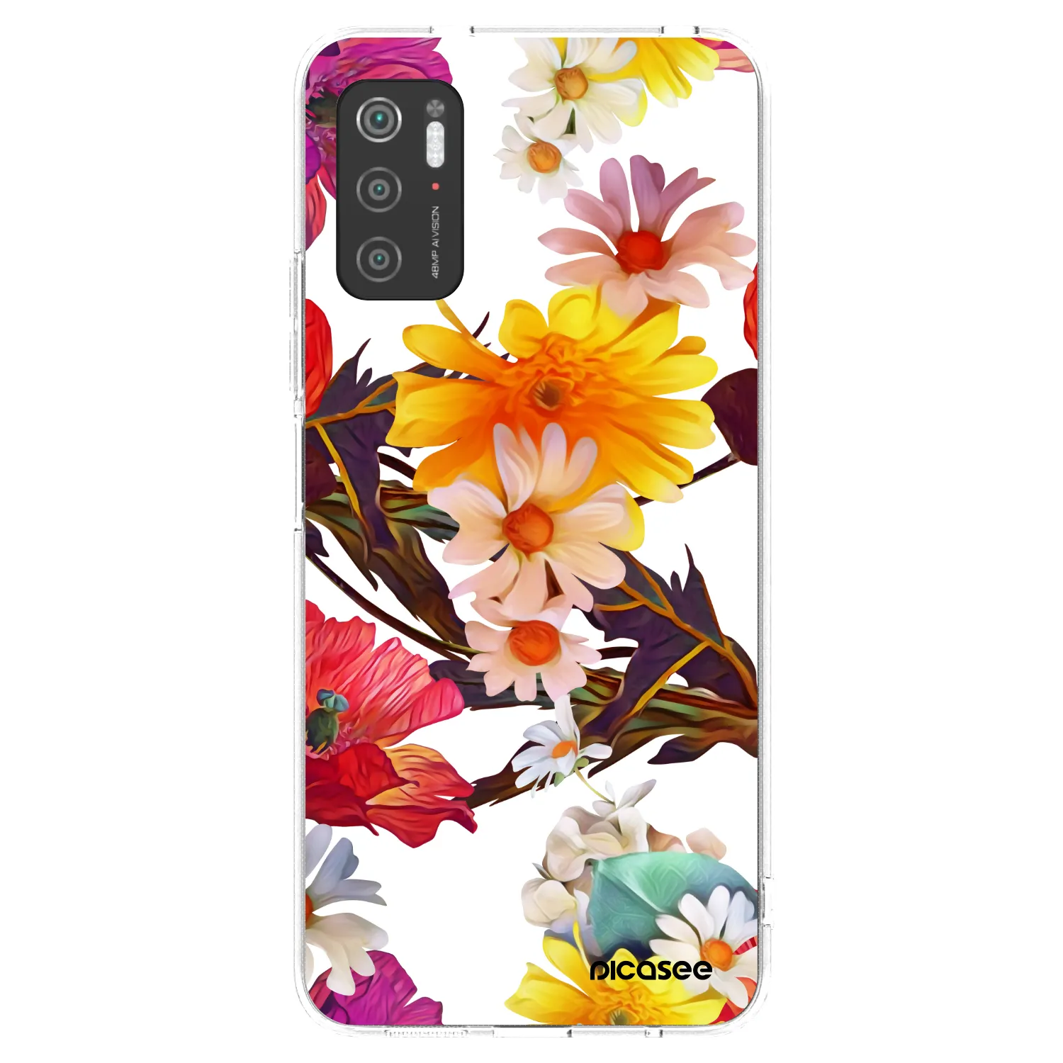 Picasee silikonowe przeźroczyste etui na Xiaomi Poco M3 Pro 5G - Meadow