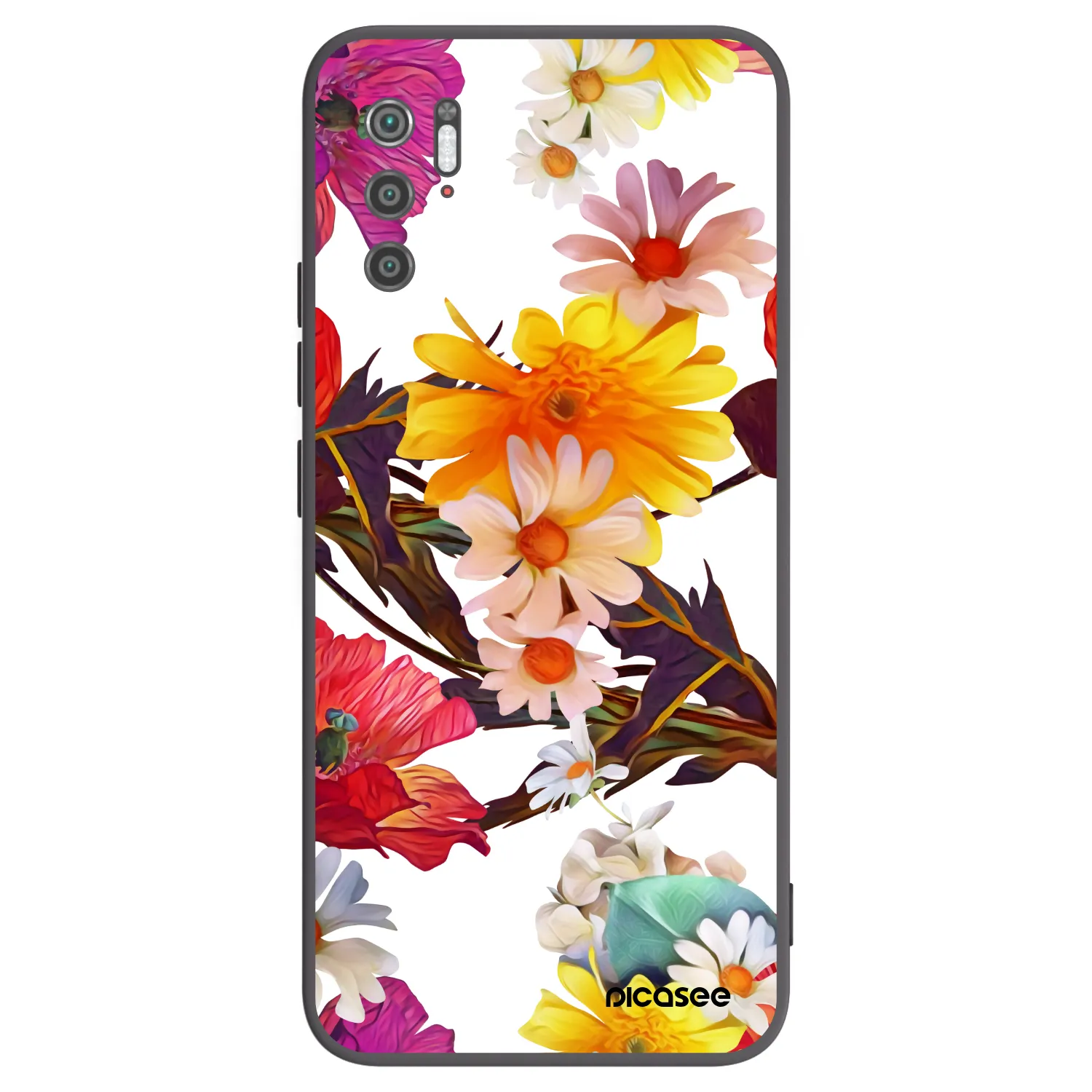 Picasee silikonowe czarne etui na Xiaomi Poco M3 Pro 5G - Meadow