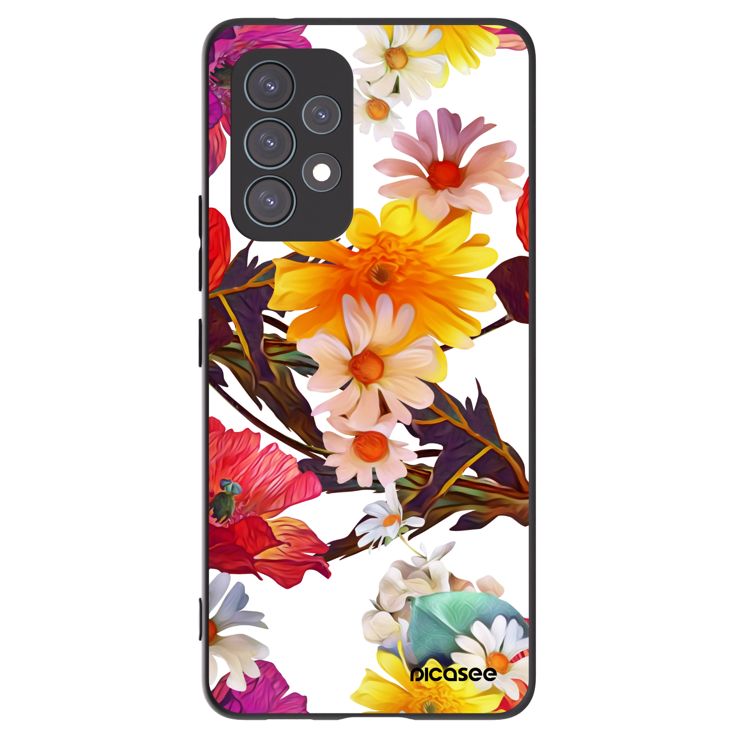 Picasee silikonowe czarne etui na Samsung Galaxy A53 5G A536 - Meadow