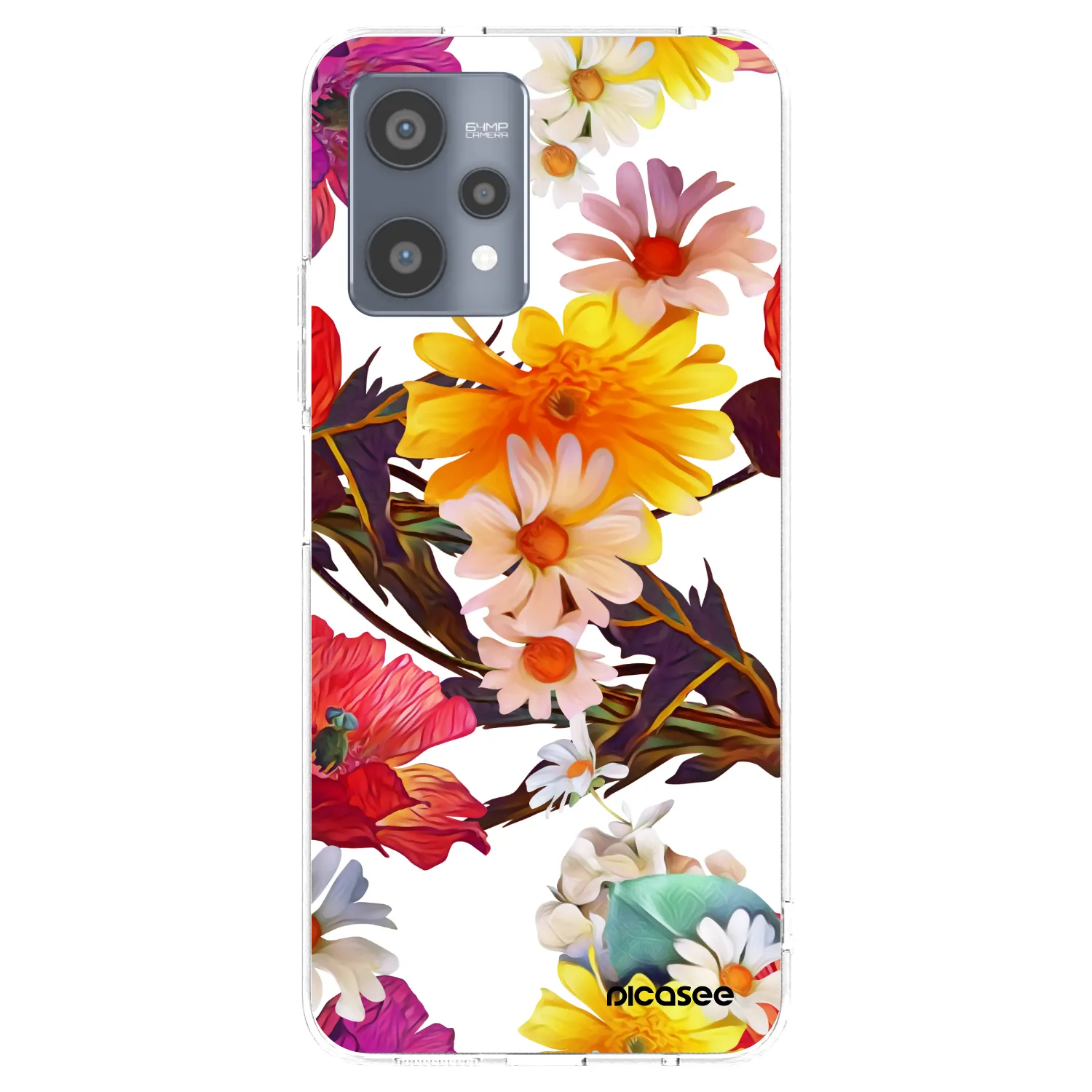 Picasee silikonowe przeźroczyste etui na Realme 9 Pro 5G - Meadow