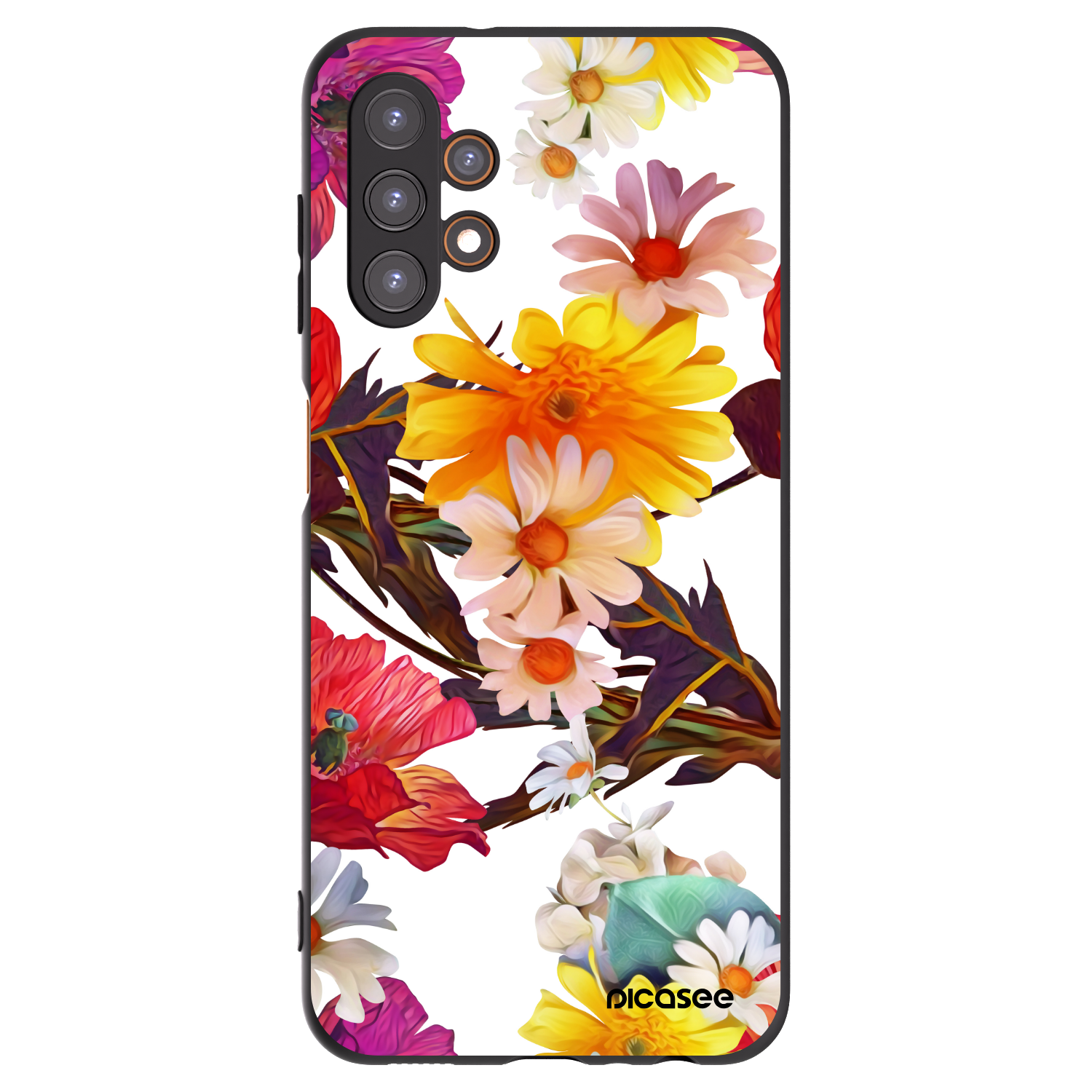 Picasee silikonowe czarne etui na Samsung Galaxy A13 4G A135 - Meadow