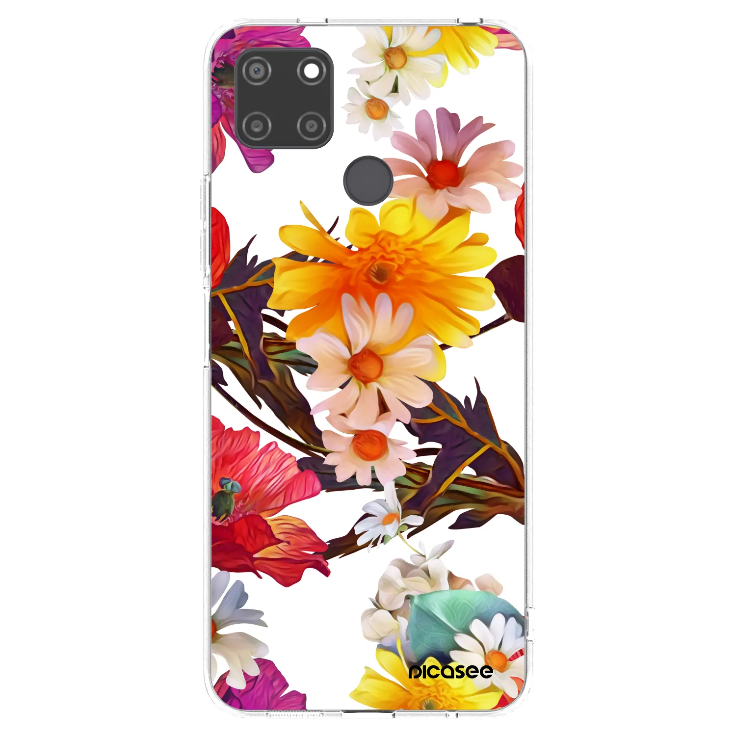 Picasee silikonowe przeźroczyste etui na Realme C21Y - Meadow