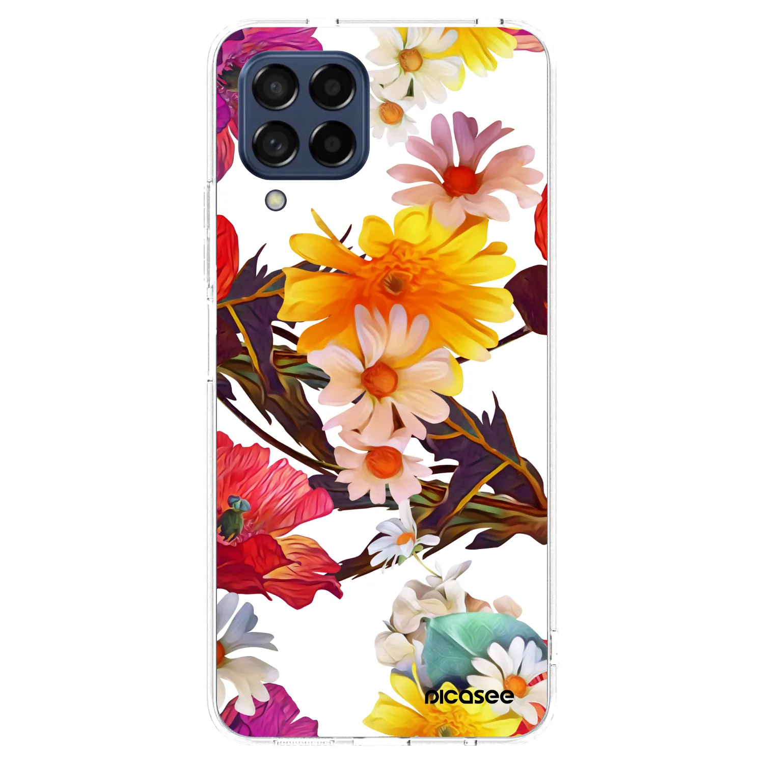 Picasee silikonowe przeźroczyste etui na Samsung Galaxy M53 5G - Meadow