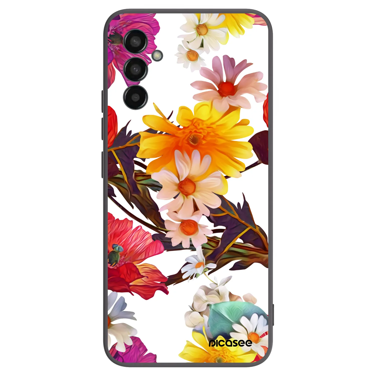 Picasee silikonowe czarne etui na Samsung Galaxy M13 M135F - Meadow
