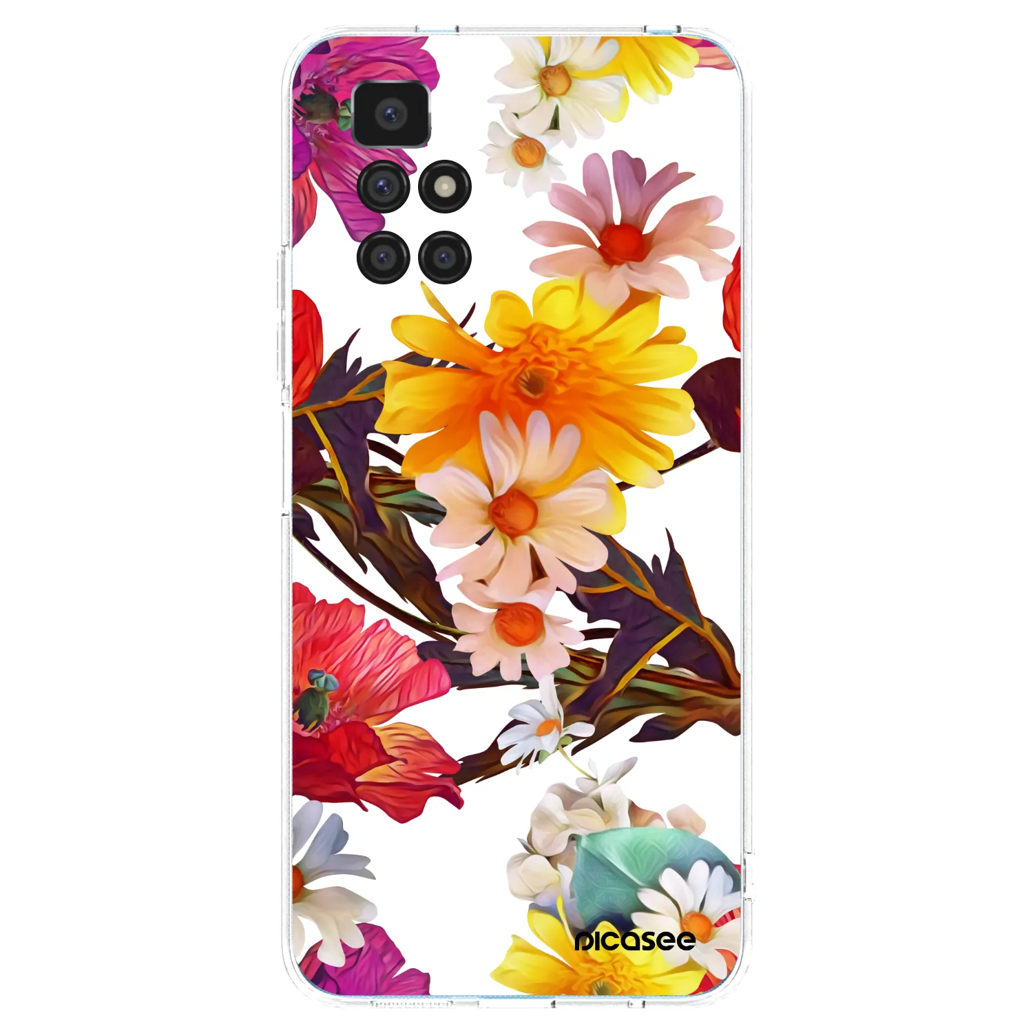 Picasee silikonowe przeźroczyste etui na Xiaomi Redmi 10 (2022) - Meadow