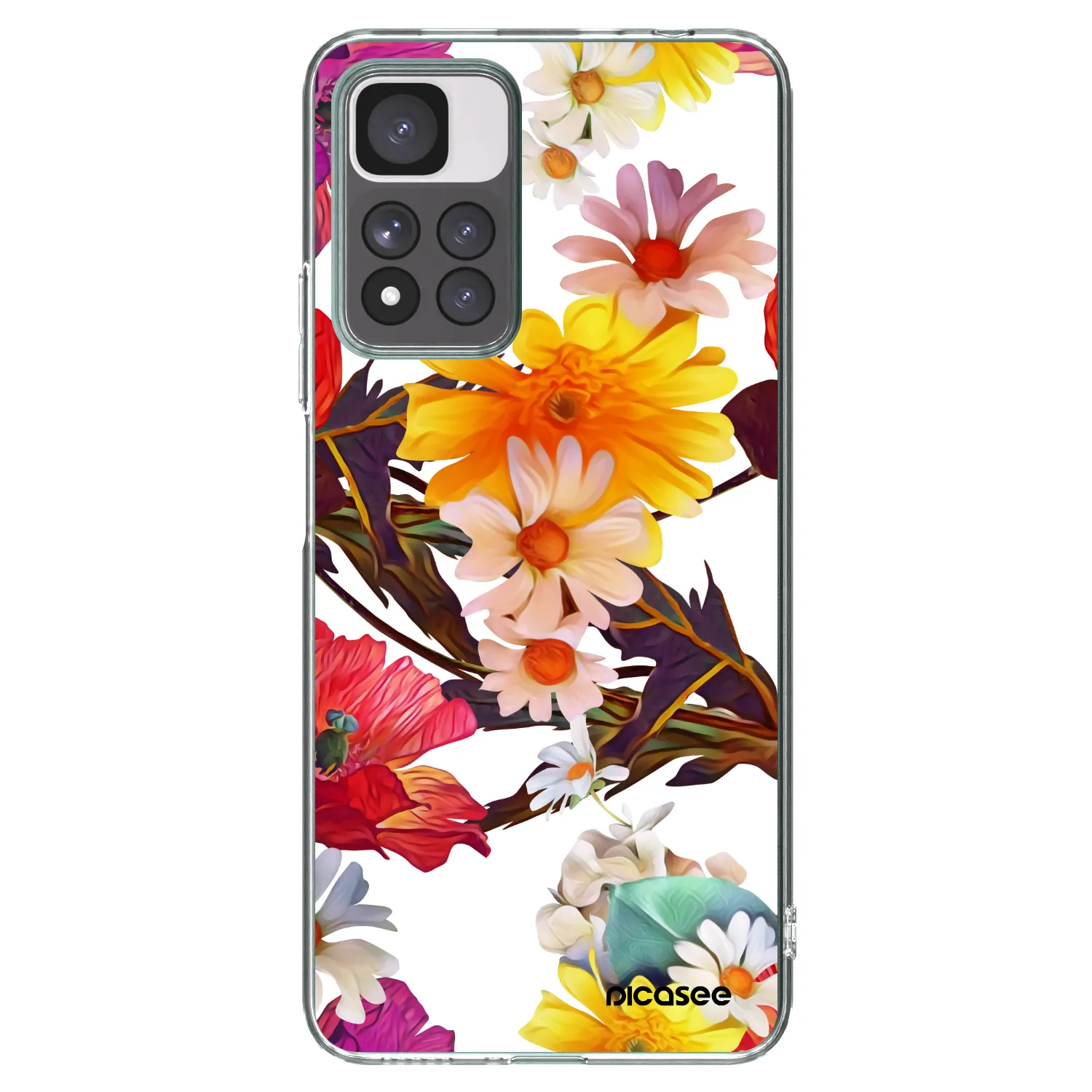 Picasee silikonowe przeźroczyste etui na Xiaomi Redmi Note 11 Pro+ 5G - Meadow