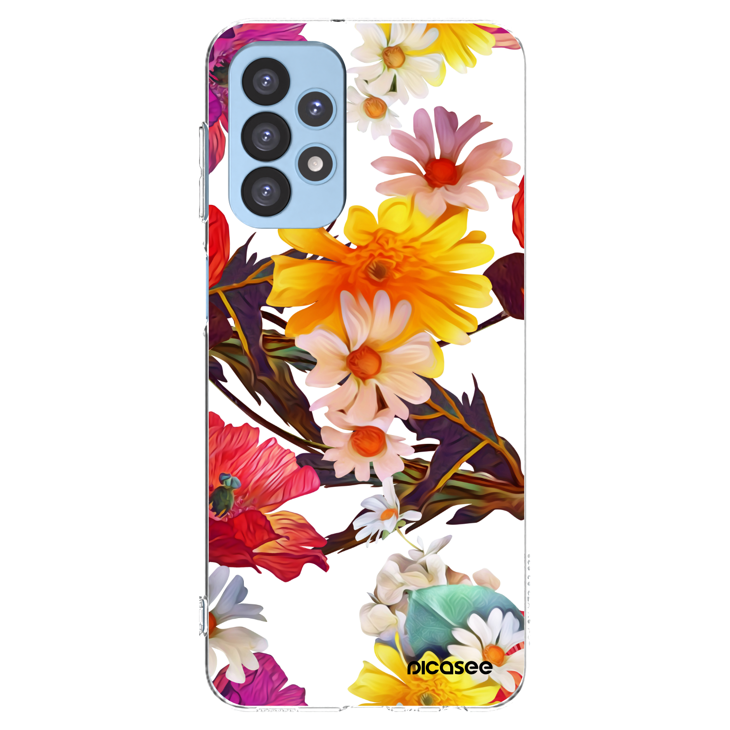 Picasee silikonowe przeźroczyste etui na Samsung Galaxy A23 A235F 4G - Meadow