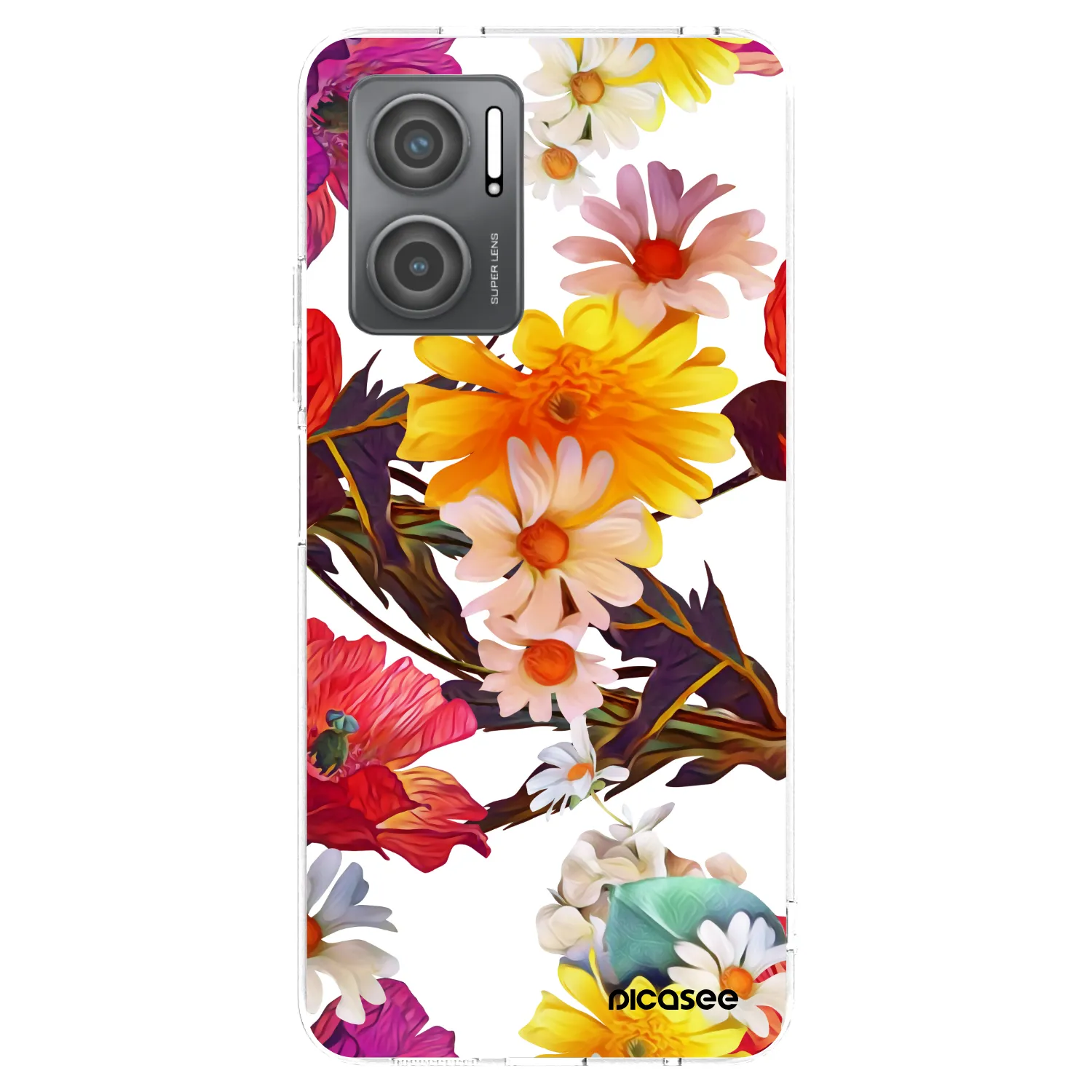 Picasee silikonowe przeźroczyste etui na Xiaomi Redmi 10 5G - Meadow