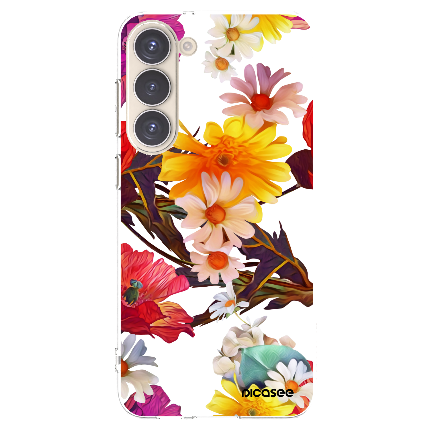 Picasee silikonowe przeźroczyste etui na Samsung Galaxy S23+ 5G - Meadow