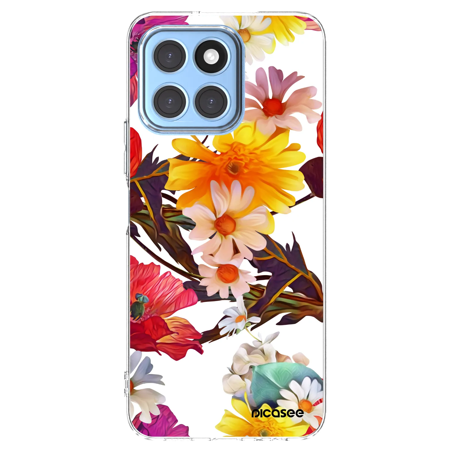 Picasee silikonowe przeźroczyste etui na Honor X8 5G - Meadow