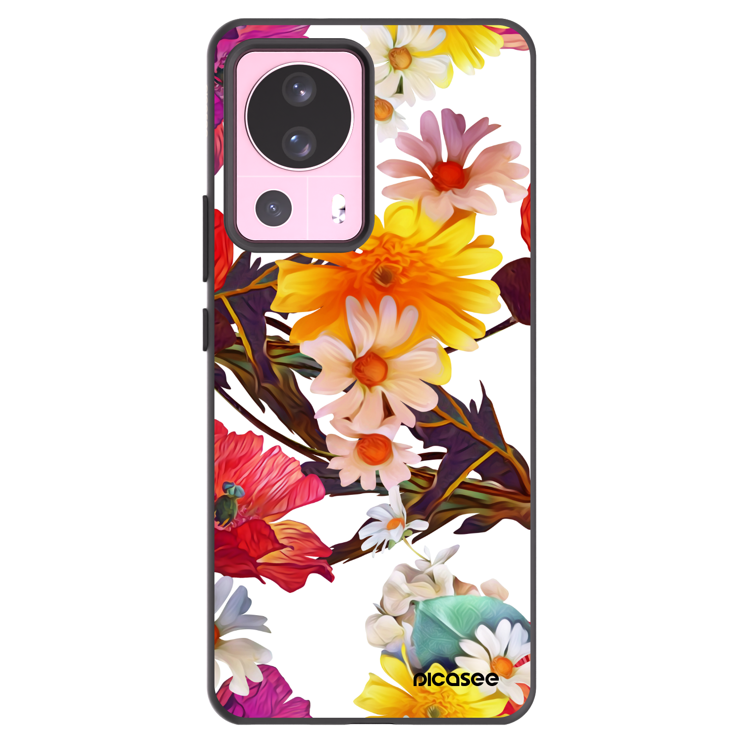 Picasee silikonowe czarne etui na Xiaomi 13 Lite - Meadow