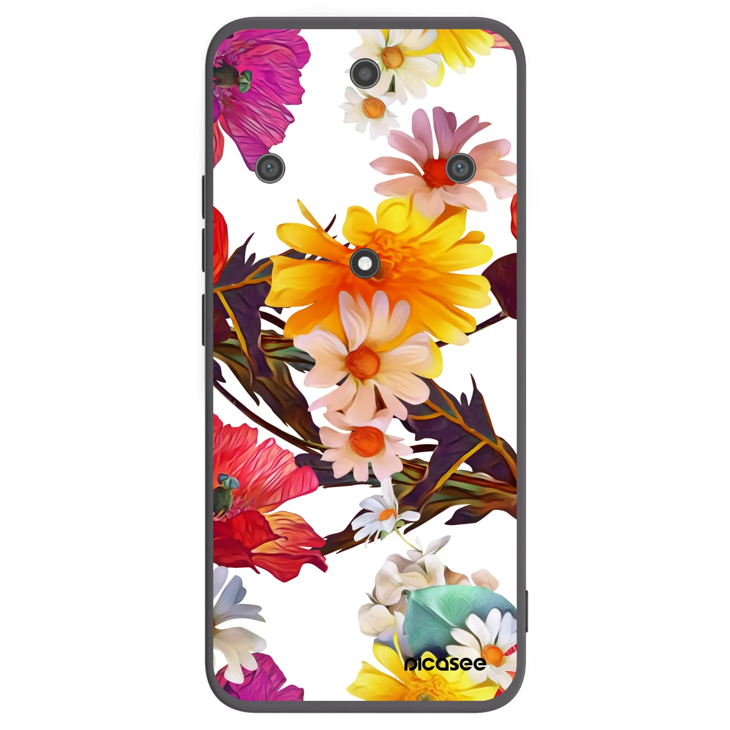 Picasee silikonowe czarne etui na Honor Magic5 Lite 5G - Meadow
