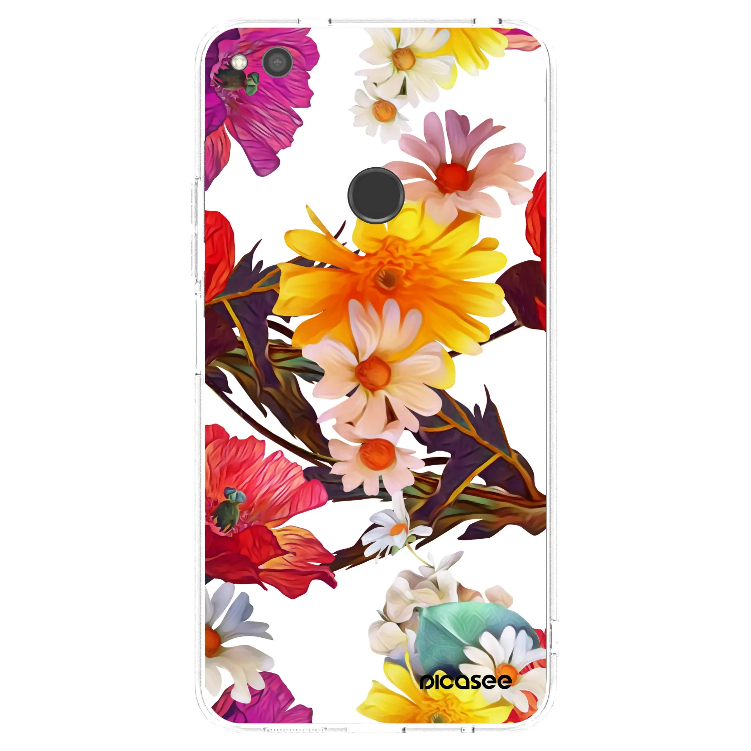 Picasee silikonowe przeźroczyste etui na Huawei P9 Lite 2017 - Meadow