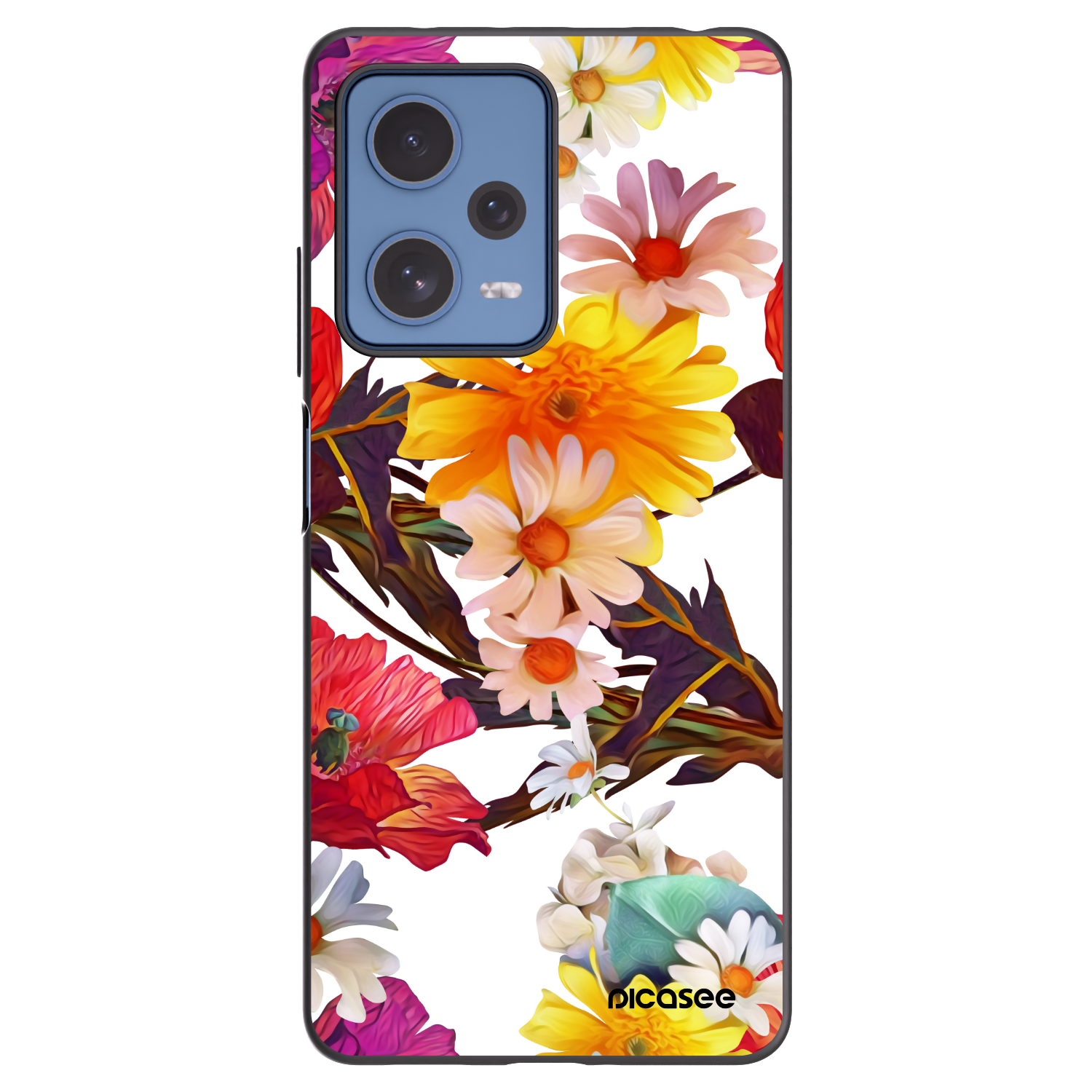 Picasee silikonowe czarne etui na Xiaomi Redmi Note 12 Pro 5G - Meadow