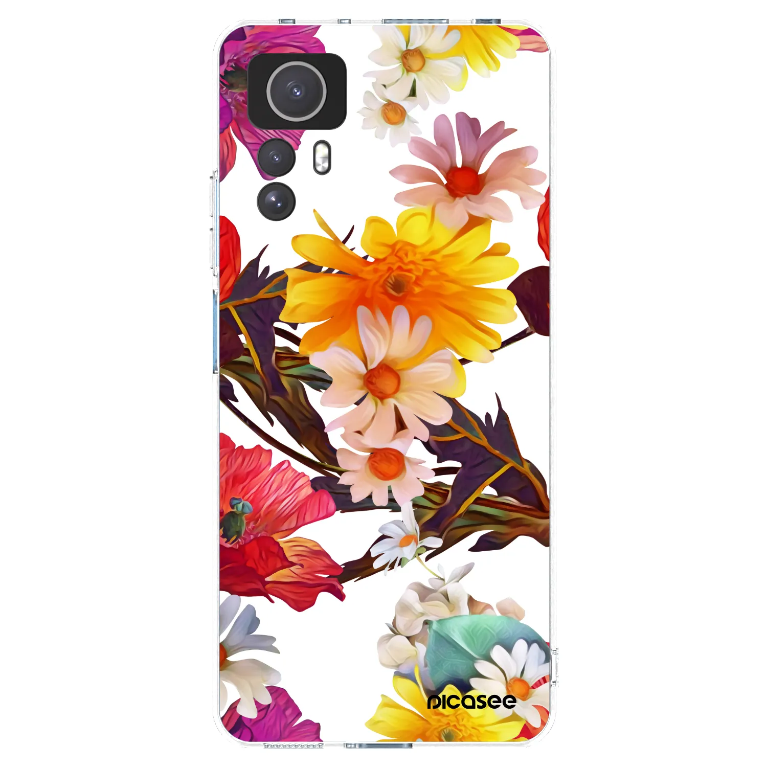 Picasee silikonowe przeźroczyste etui na Xiaomi Redmi Note 12S - Meadow