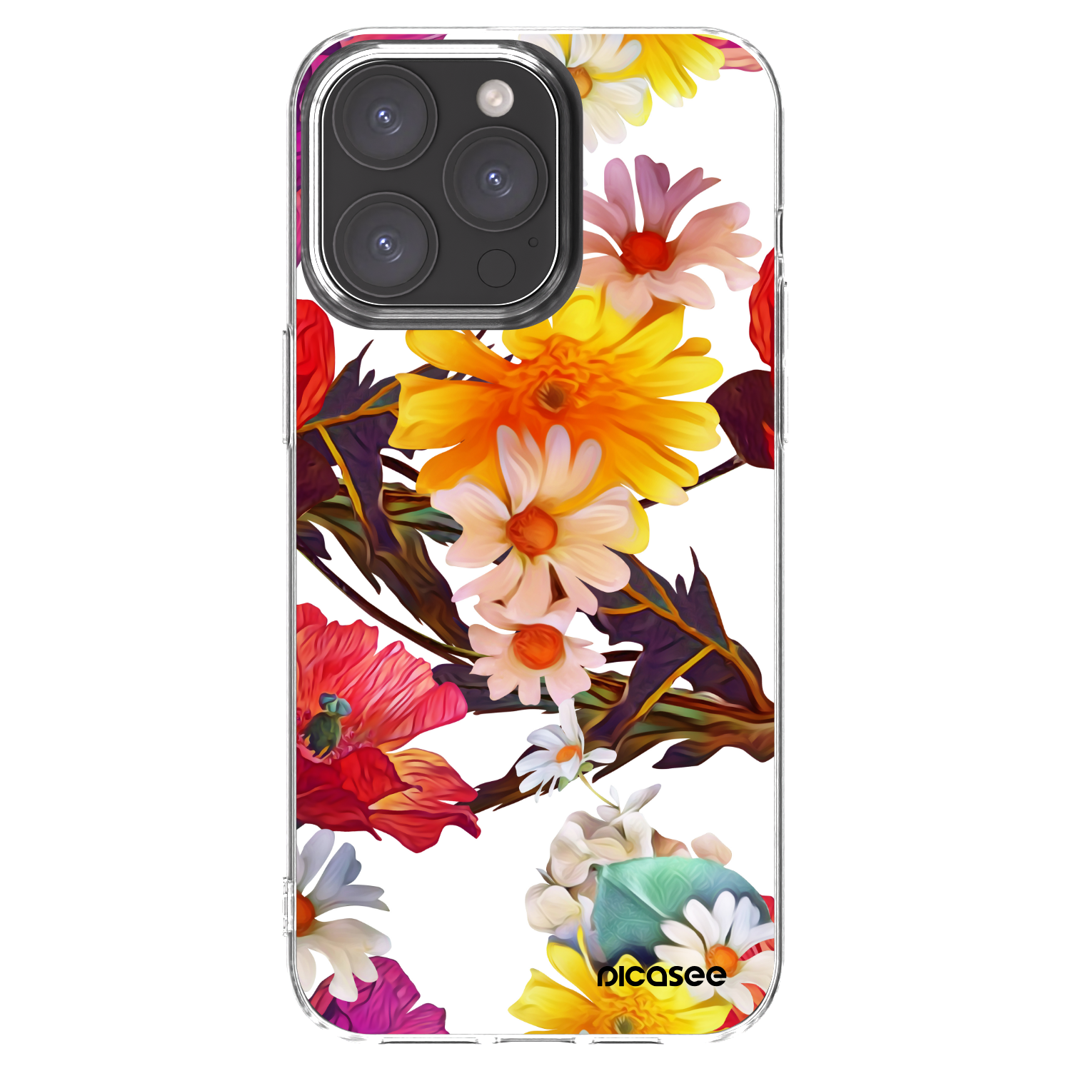 Picasee silikonowe przeźroczyste etui na Apple iPhone 15 Pro Max - Meadow